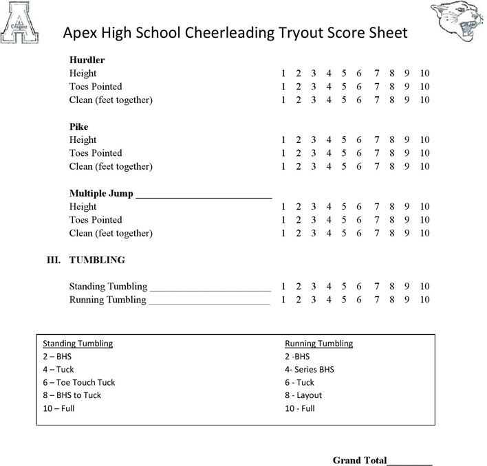 AHS Cheer score sheet Page 2