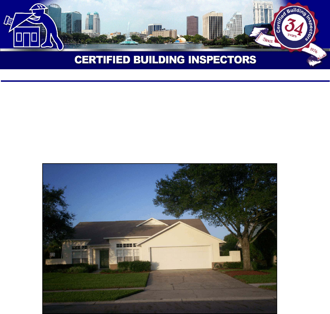Home Inspection Report Sample 2