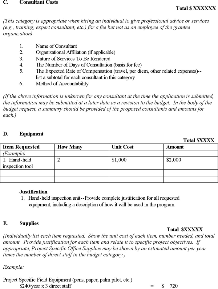Budget Proposal Template 3 Page 2