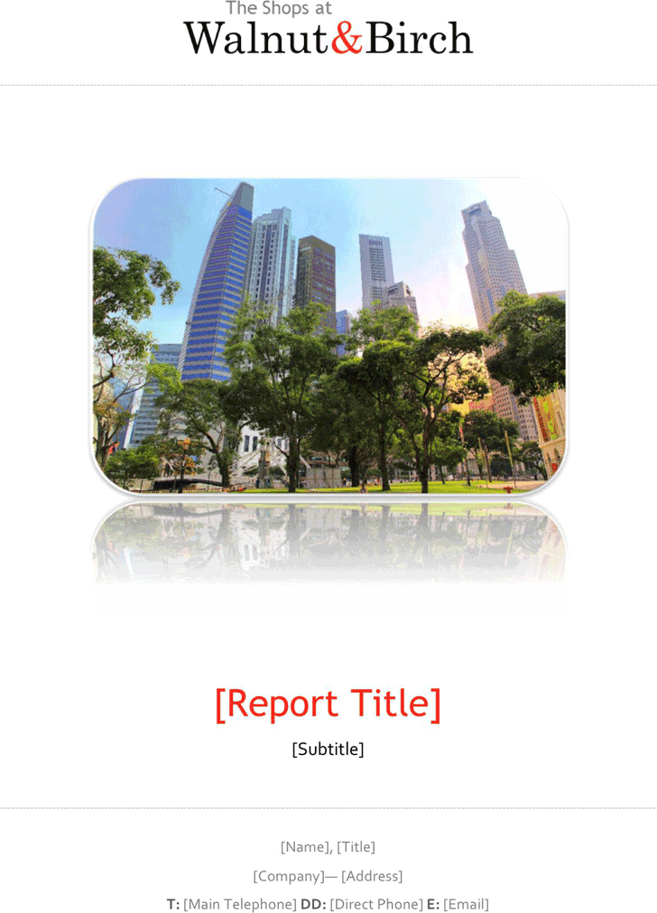 Business Report Template 1