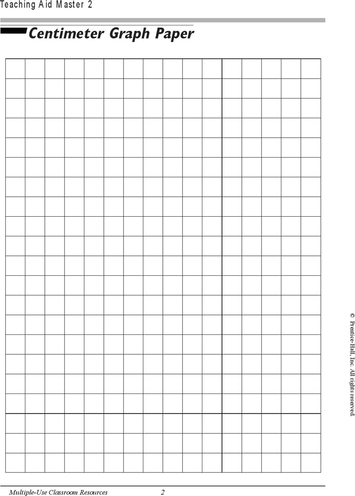 Centimeter Graph Paper 2