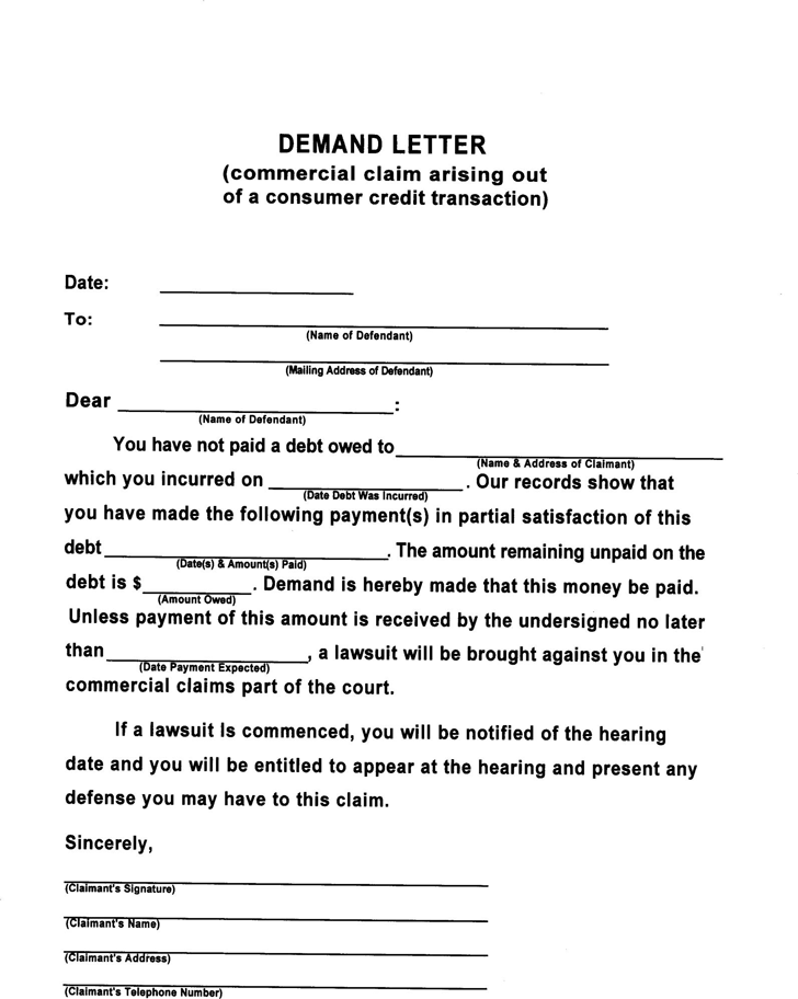 Demand Letter Sample 4