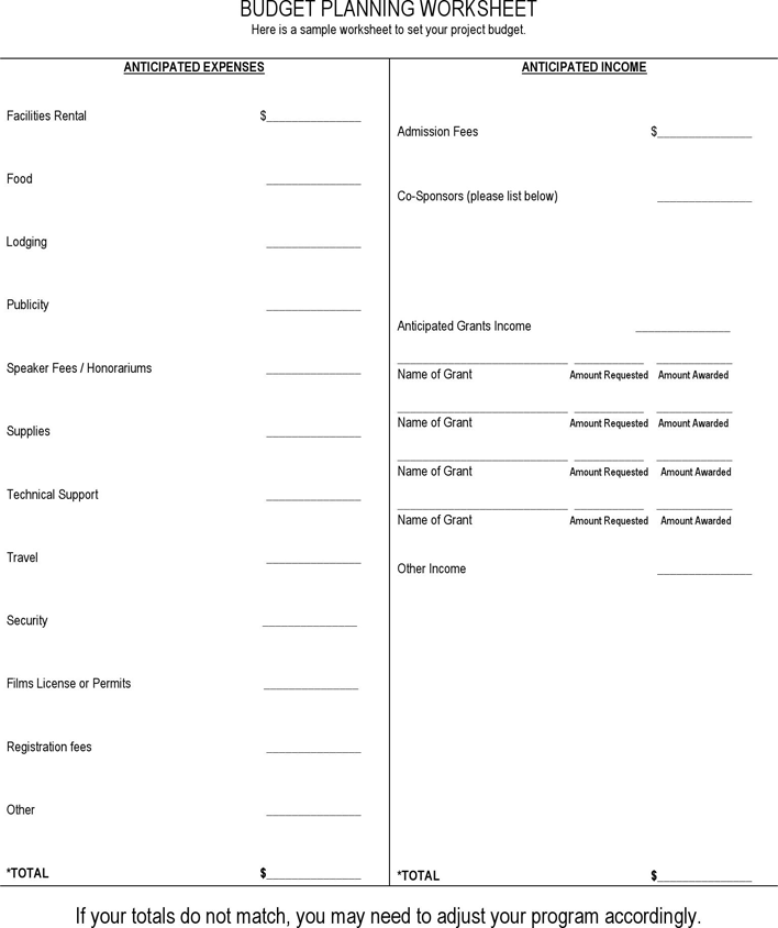 Event Planning Checklist Page 2