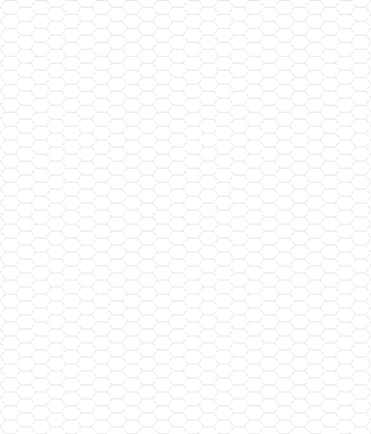 Hexagonal Graph Paper Template