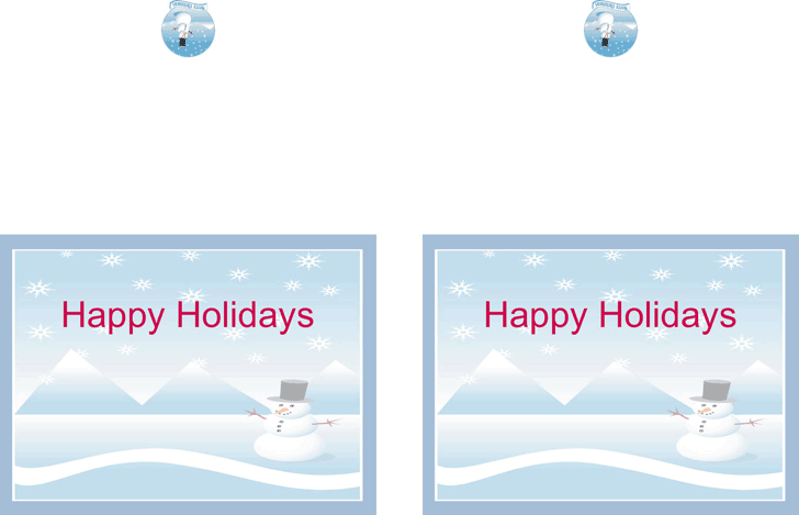 Holiday Card Template 1