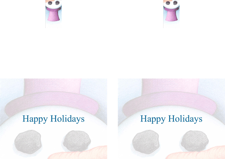 Holiday Card Template 3