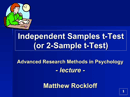 2 Sample T-Test