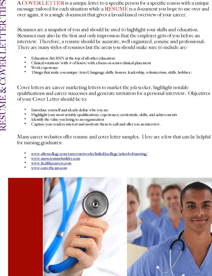 Nursing Resume & Cover Letter Packet Page 2