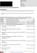 Performance Evaluation Form