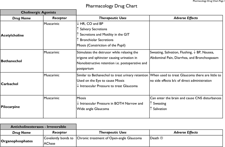 Pharmacology-Drug-Chart-B-W-Version