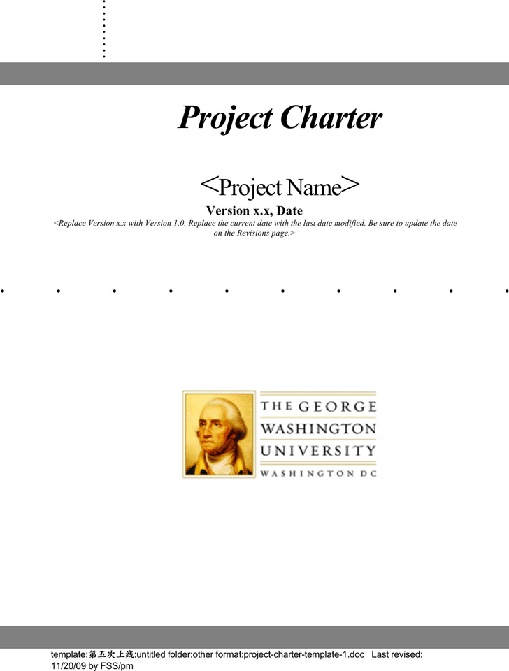 Project Charter Template 1