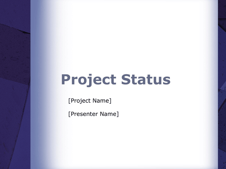Project Status Report Template 3