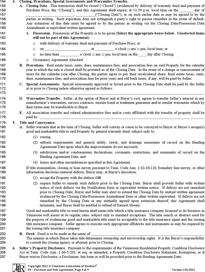 Purchase and Sale Agreement 3 Page 4