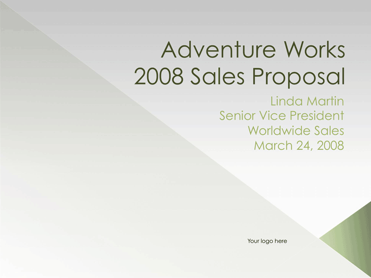 Sales Proposal Template 3