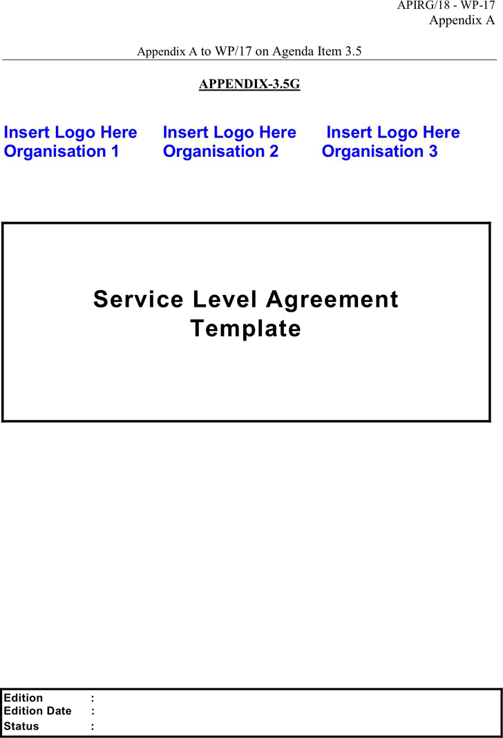 Service Level Agreement Template 2