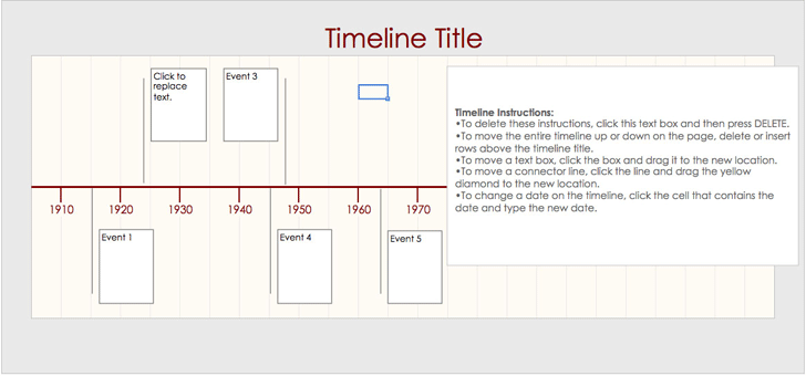 Timeline Template 2