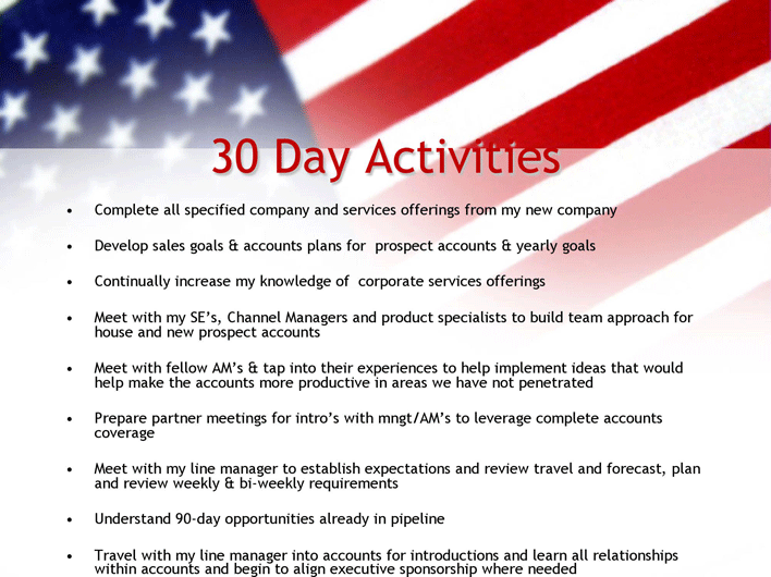 30 60 90 Day Plan Template Page 7