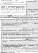 Application for Supplemental Security Income