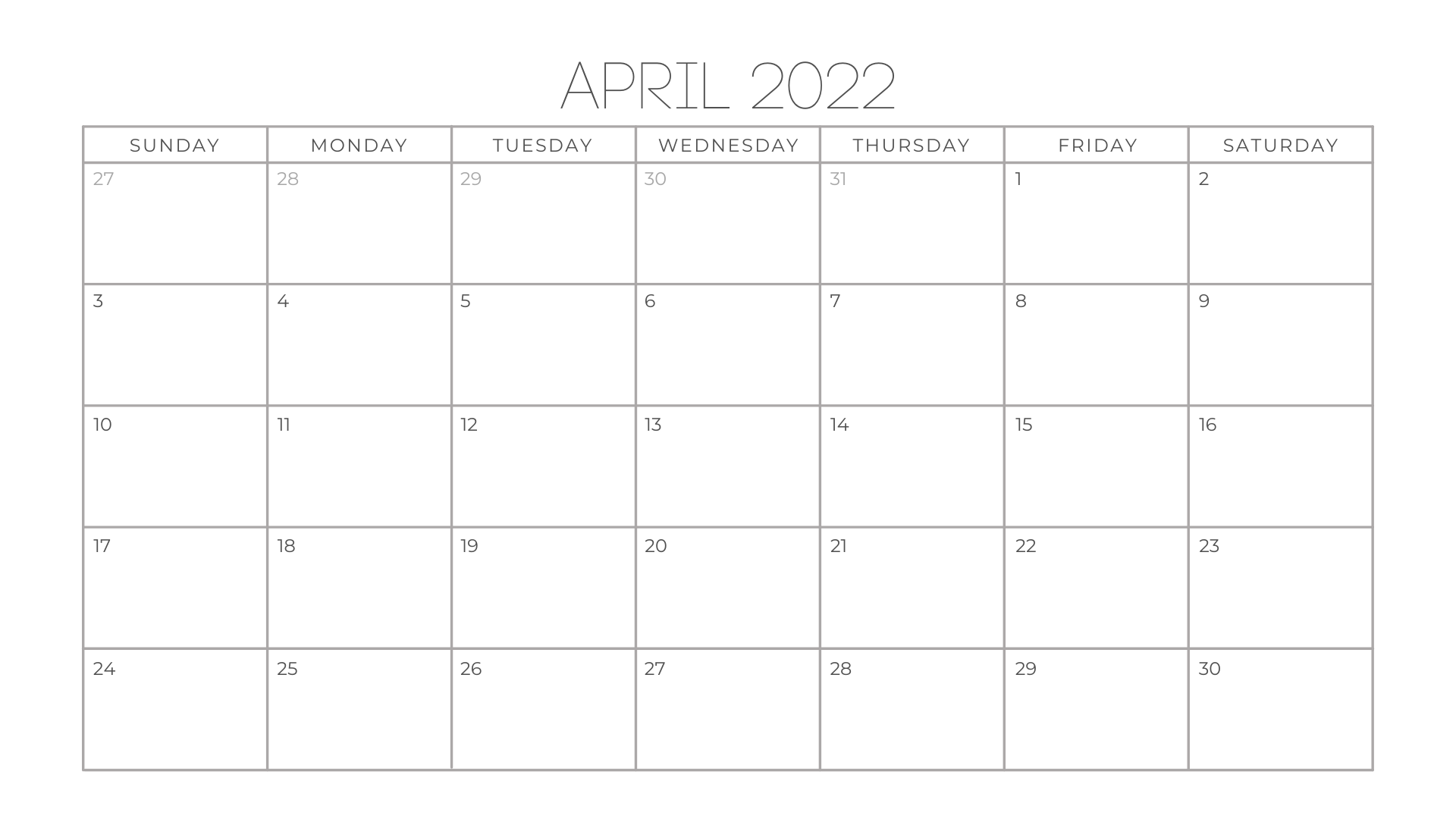 12 Month Calendar 2022 3 Page 4