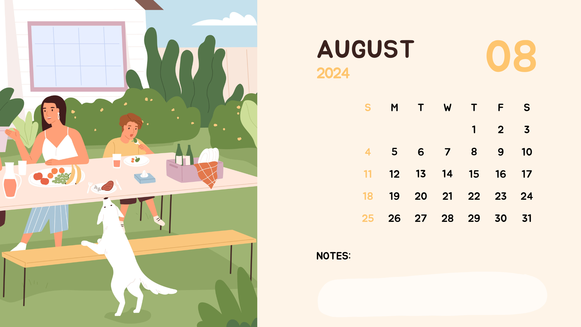 August 2024 Calendar 3