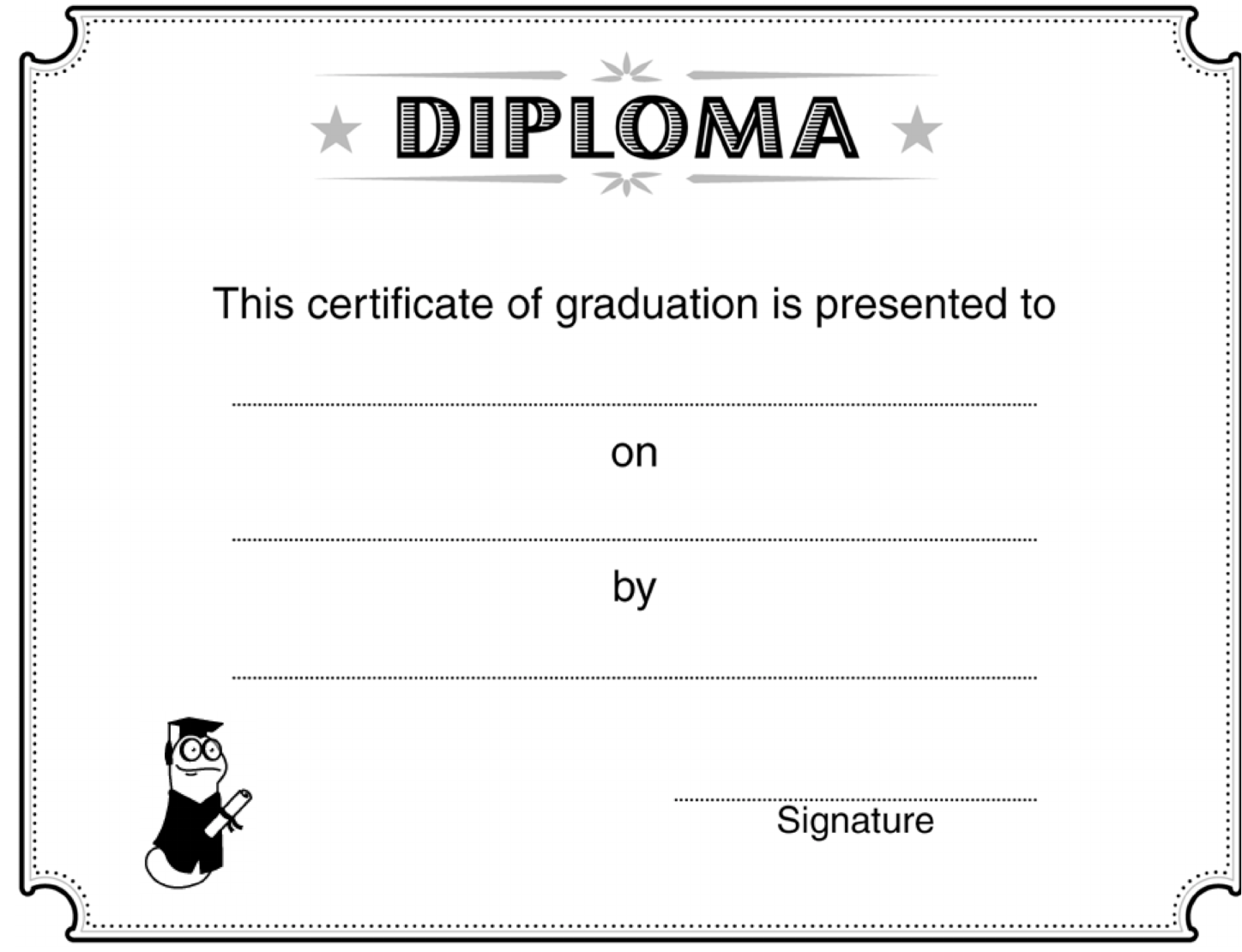 Diploma шаблон