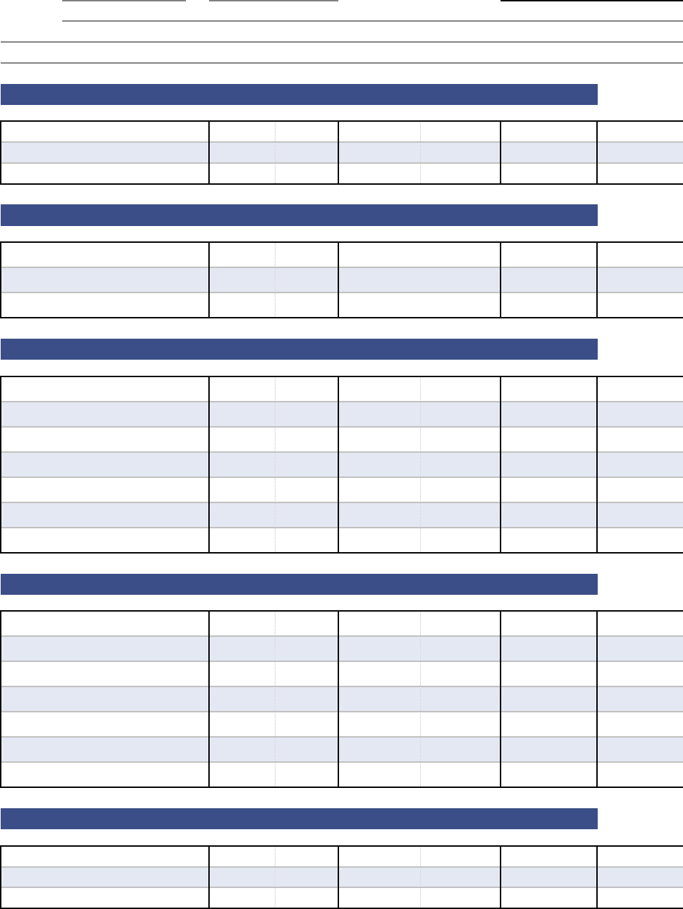 Free Workout Chart Template - xls | 40KB | 4 Page(s)