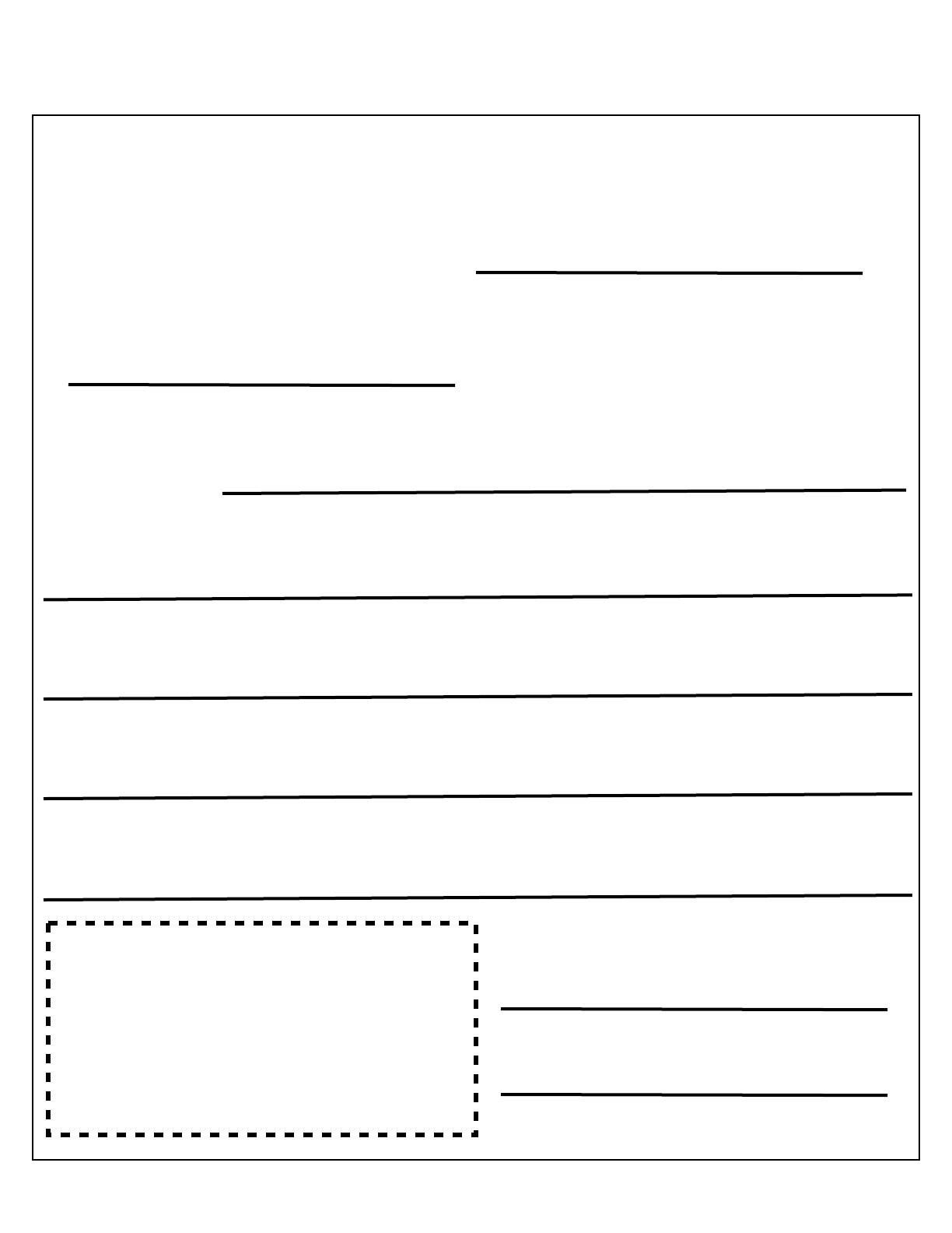 Friendly Letter Template With Prompts