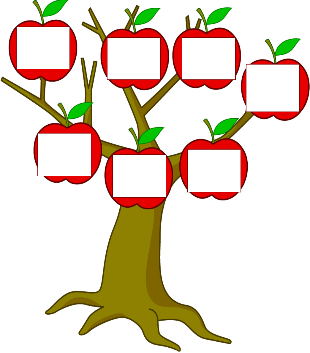Генеалогическое дерево с яблоками