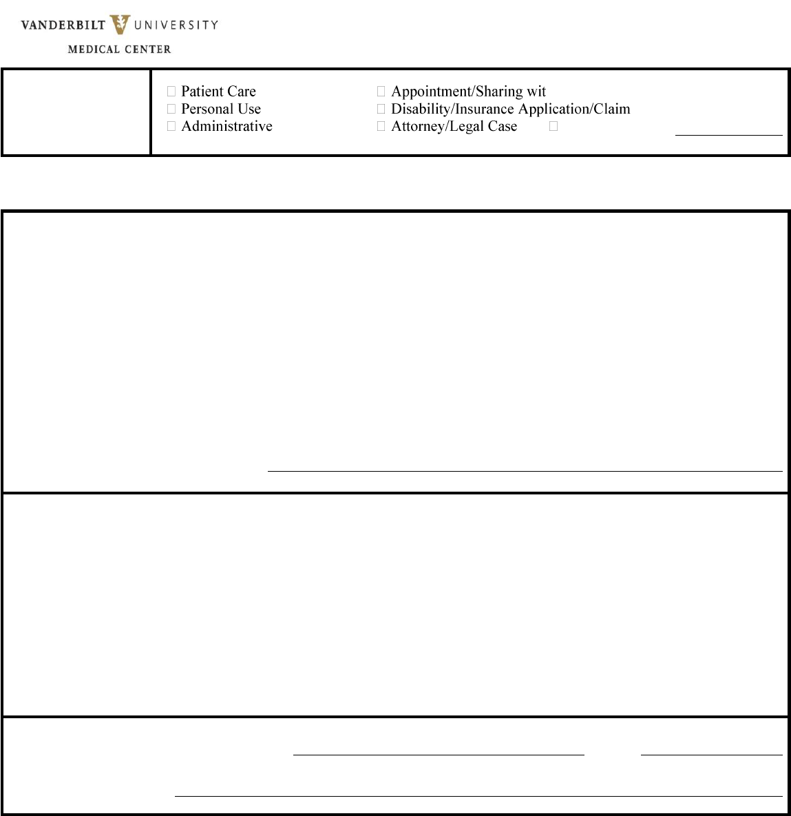 Tennessee Medical Release Form 2