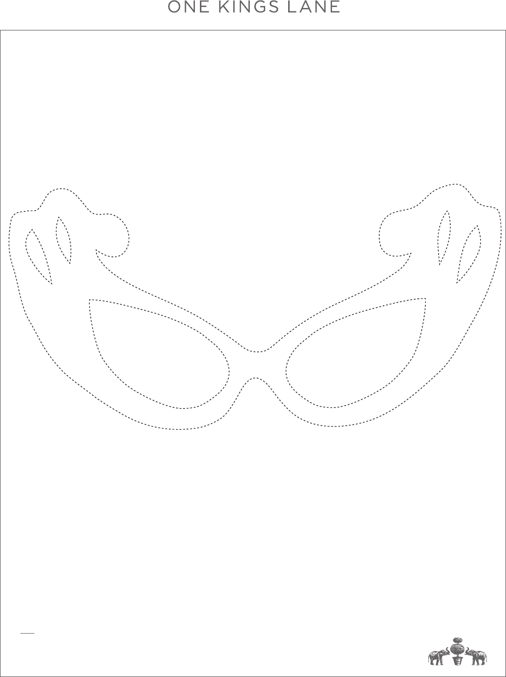 Party Mask Template