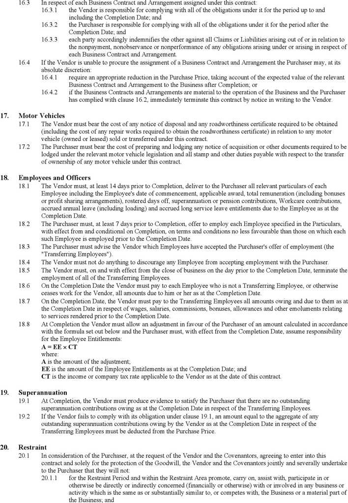 Business Contract Template 2 Page 7