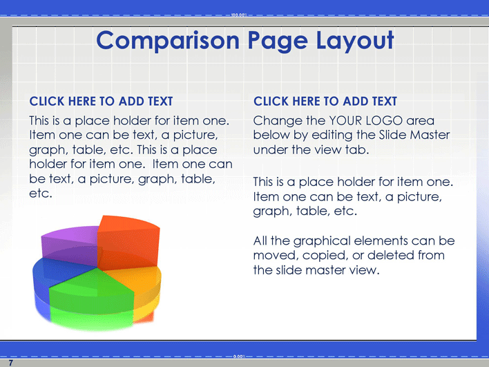 Business Pie Chart Presentation Page 7