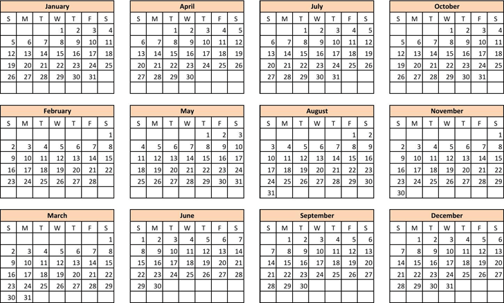 Free Calendar Creator (Any Year) - xlsx | 44KB | 1 Page(s)