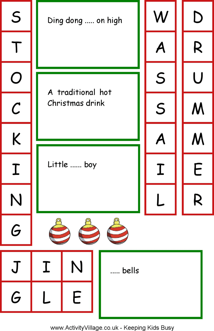 Christmas Anagram Challenge Page 6