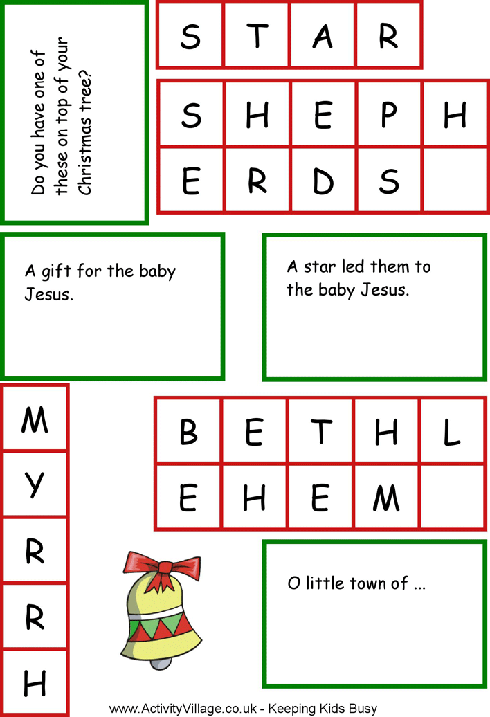 Christmas Anagram Challenge Page 7
