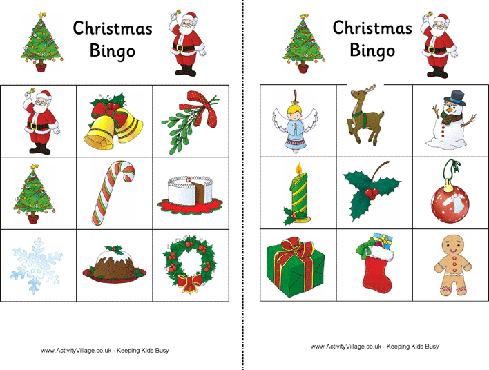 Christmas Bingo Page 5