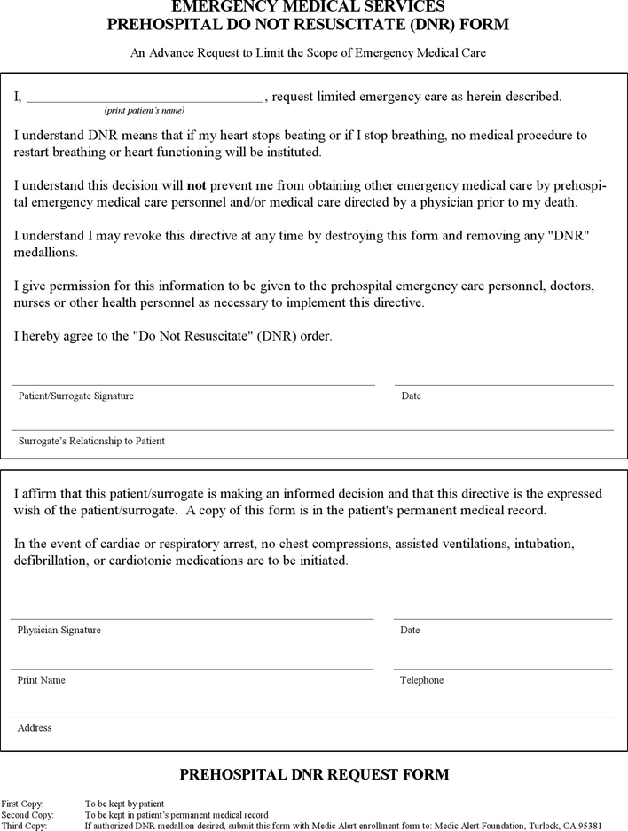 Colorado Do Not Resuscitate Form Page 6