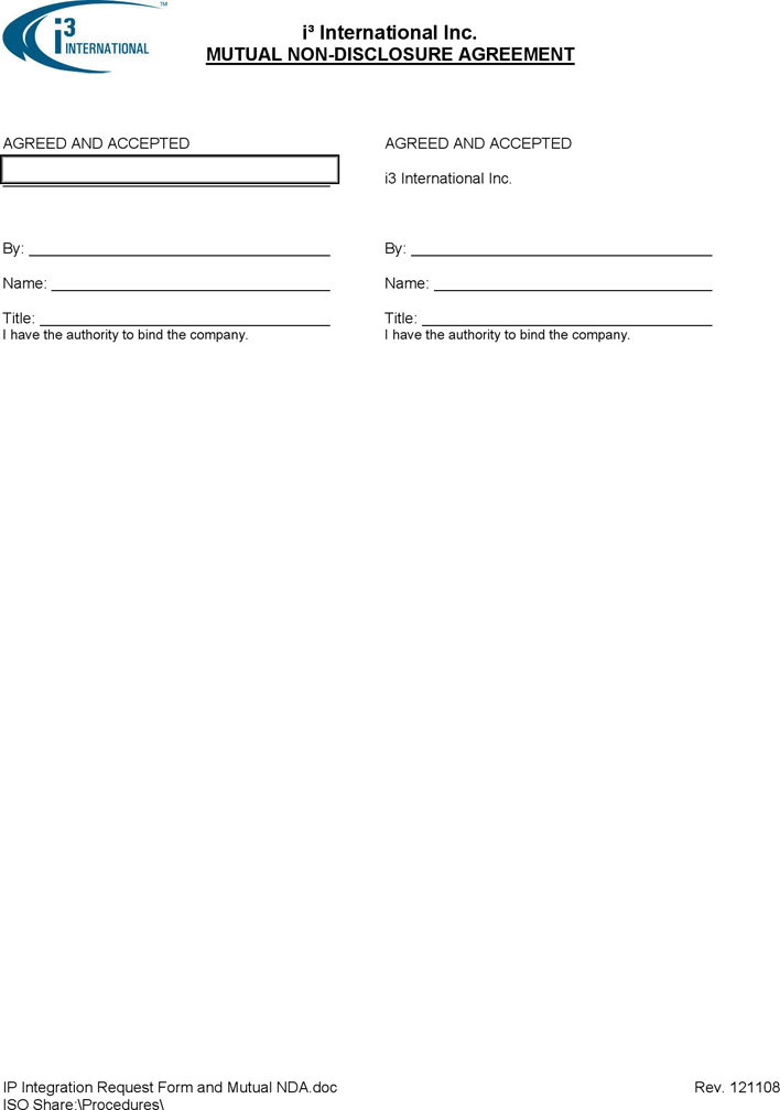 Confidentiality Agreement Template 3 Page 5