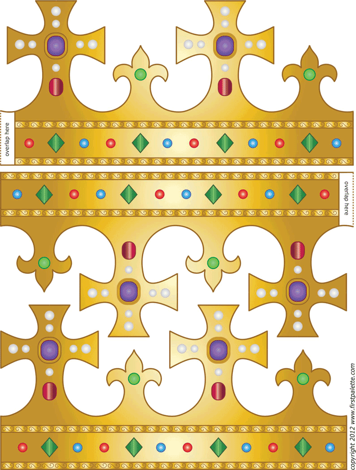 Free Printable Crown Patterns Stephenson