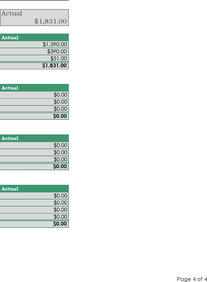 Event Budget Template 2 Page 4