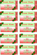 event ticket template free download word
