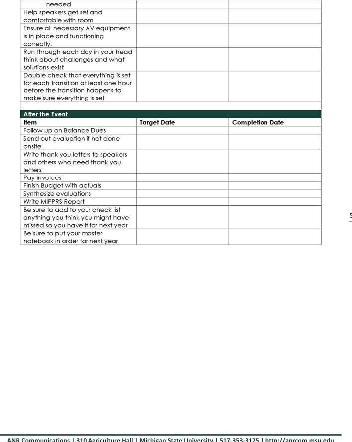Event Timeline Template Page 5