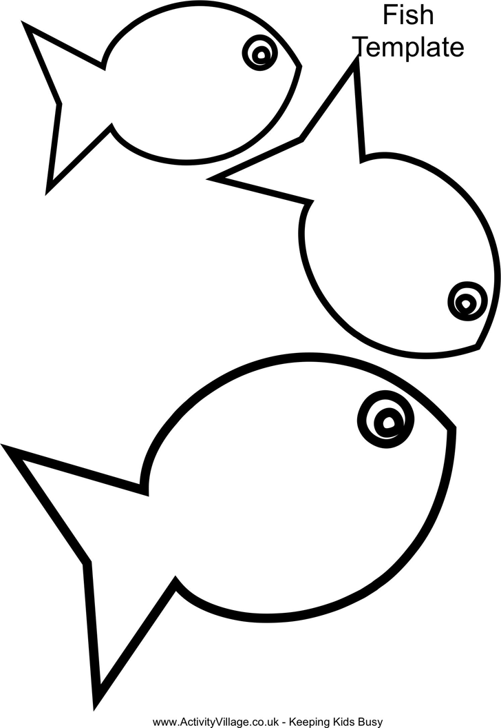 Fish Template Printable Free