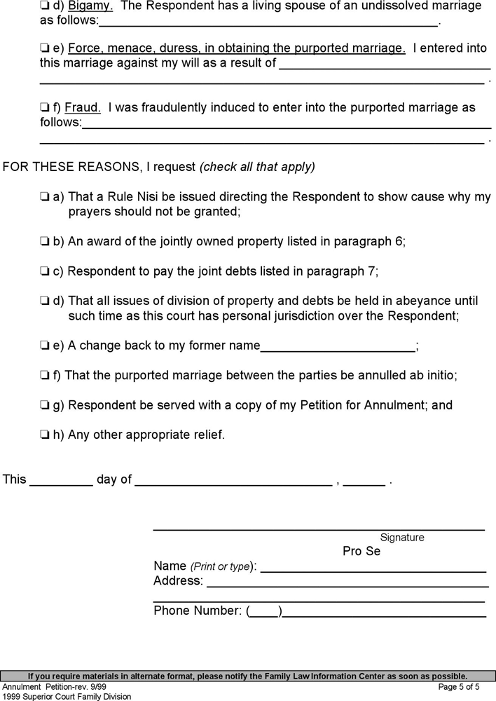 Georgia Petition For Annulment Page 5