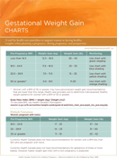 Pregnancy Weight Gain Chart