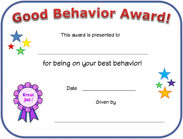 Certificates for Kids Template Free Download Speedy Template