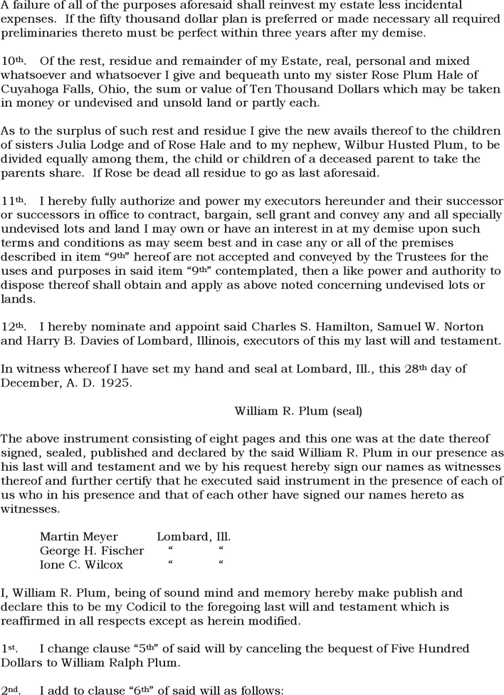 Illinois Last Will And Testament Sample Page 4