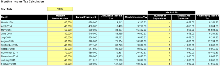 Income Tax Calculator 3 Page 5