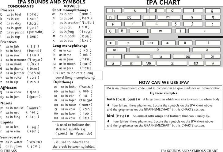 Ipa Chart Template Free Download Speedy Template