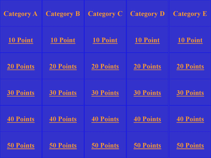 Jeopardy Template 3 Page 4